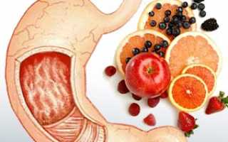 Питание при повышенной кислотности желудка